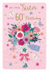 Picture of FOR A SPECIAL SISTER ON YOUR 60TH BIRTHDAY CARD